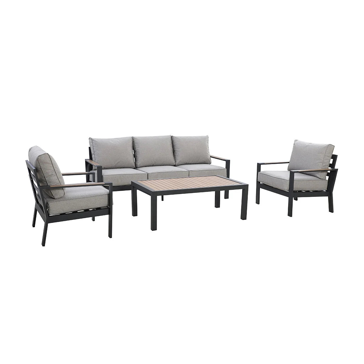 Vito 3 Seat Aluminium Sofa Set