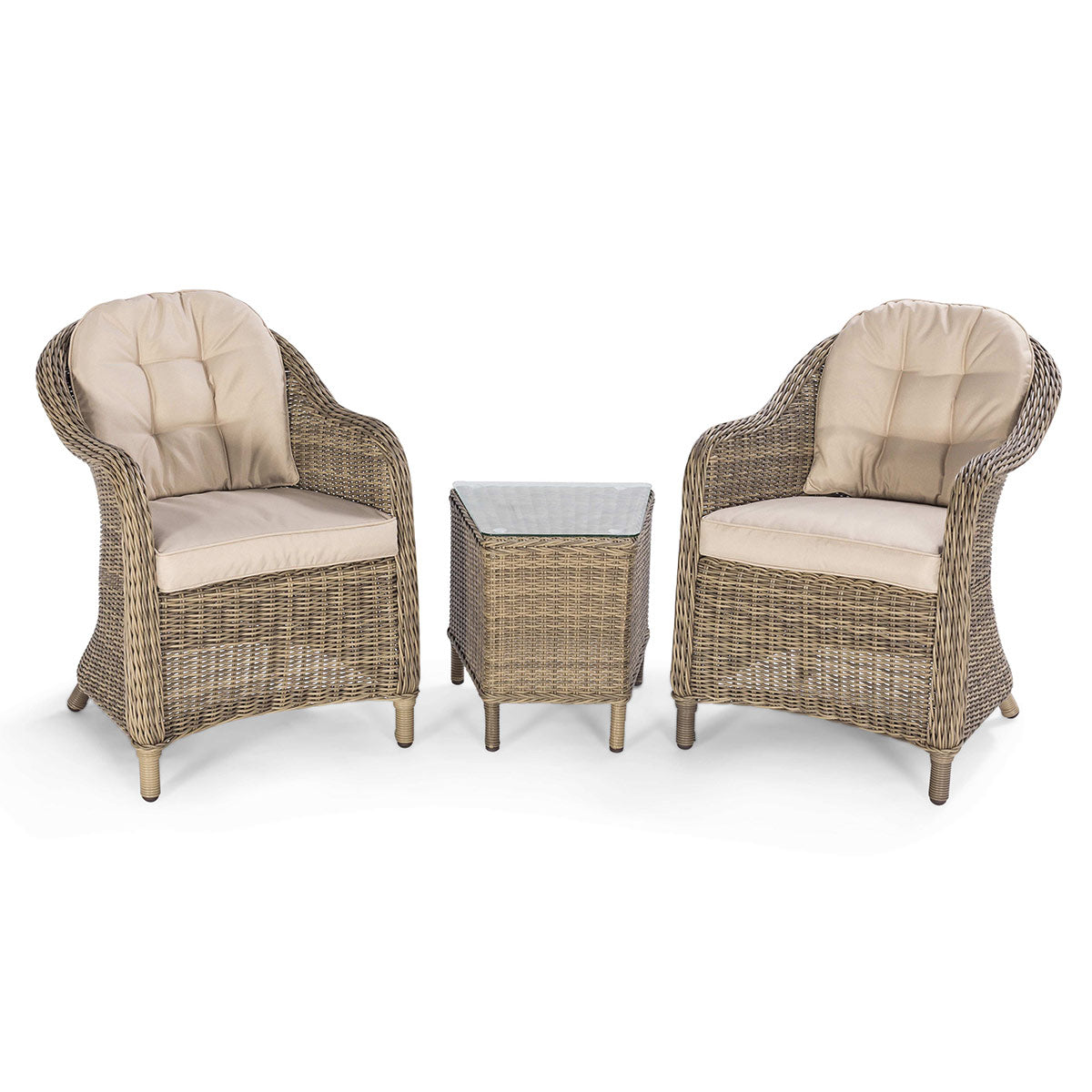 windemere outdoor rattan bistro set