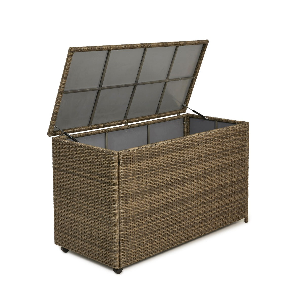 windemere outdoor rattan cushion storage box