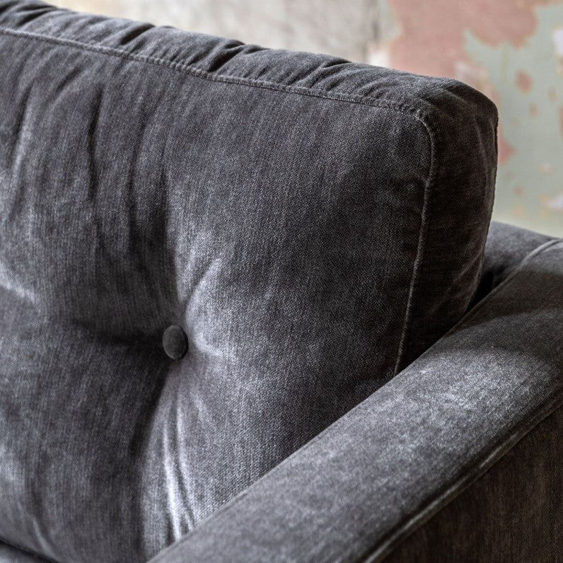Welland 2 Seater Sofa in Charcoal