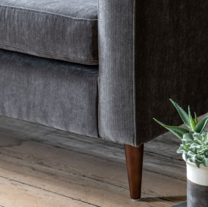 Welland 2 Seater Sofa in Charcoal