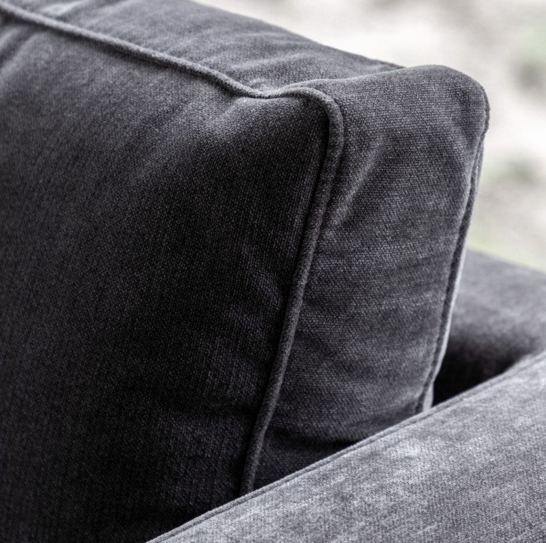 Welland 3 Seater Sofa in Charcoal