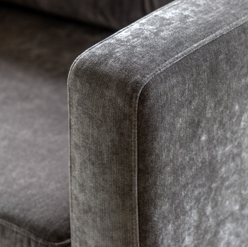 Welland 3 Seater Sofa in Charcoal