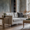 Desser Welland 3 Seater Sofa in Light Grey