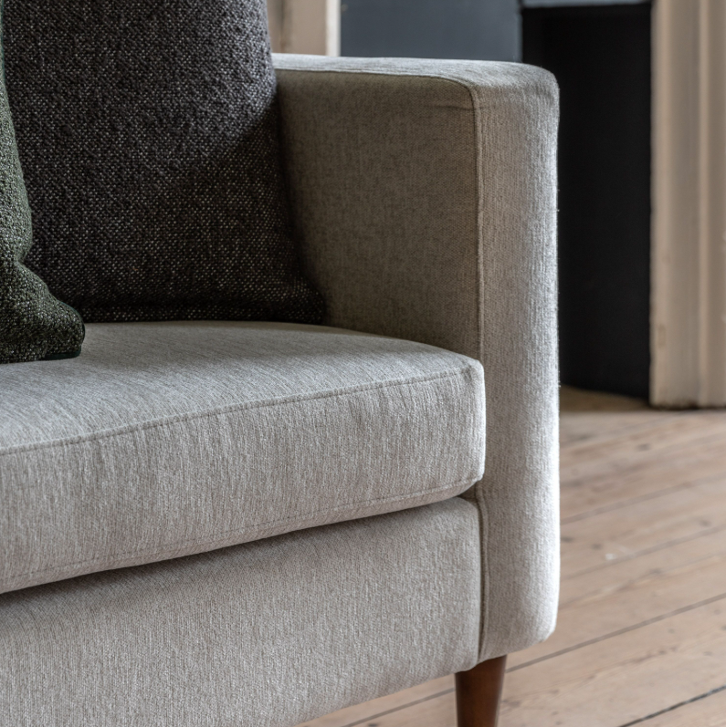 Desser Welland 3 Seater Sofa in Light Grey