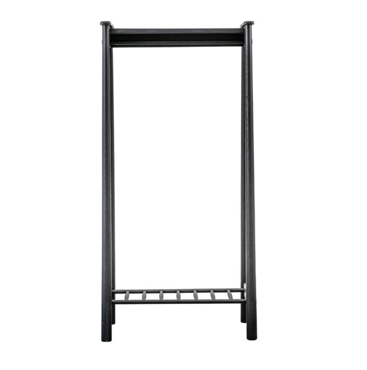 Wellington Open Wardrobe - Black