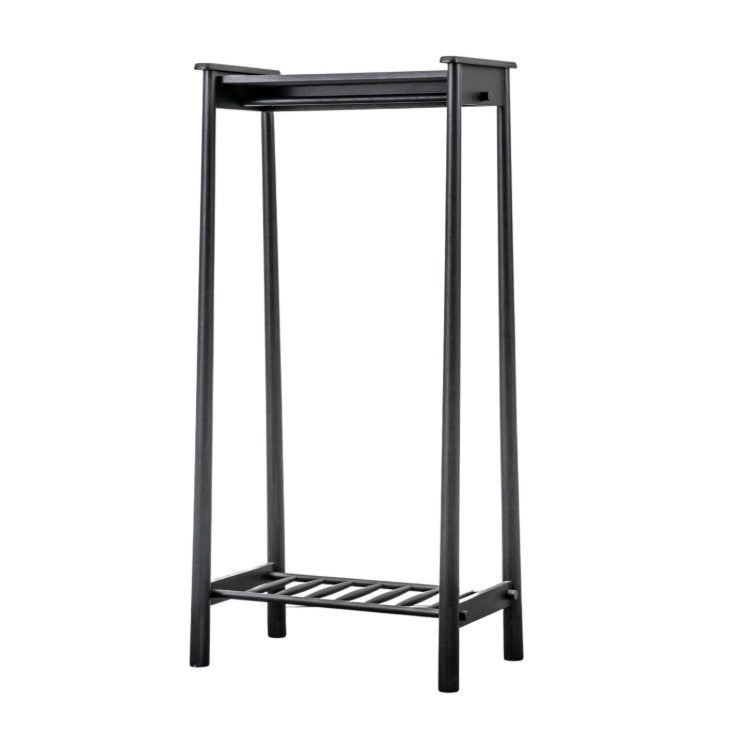 Wellington Open Wardrobe - Black