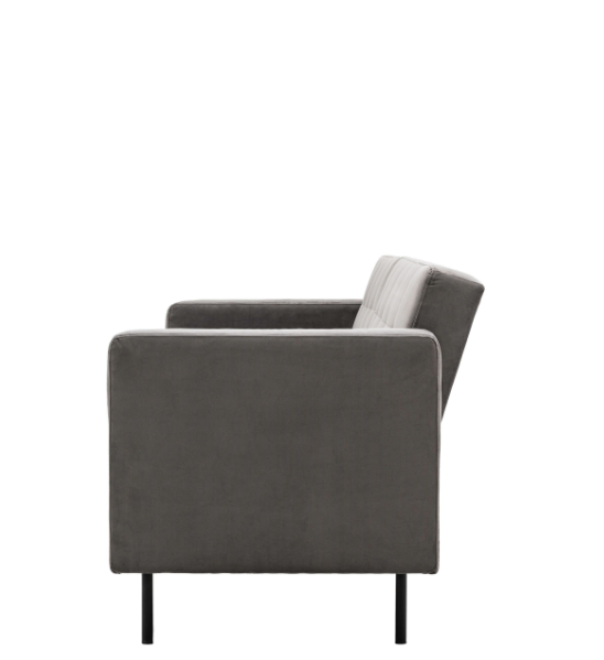 Ellerton Grey 3-Seater Sofa Bed