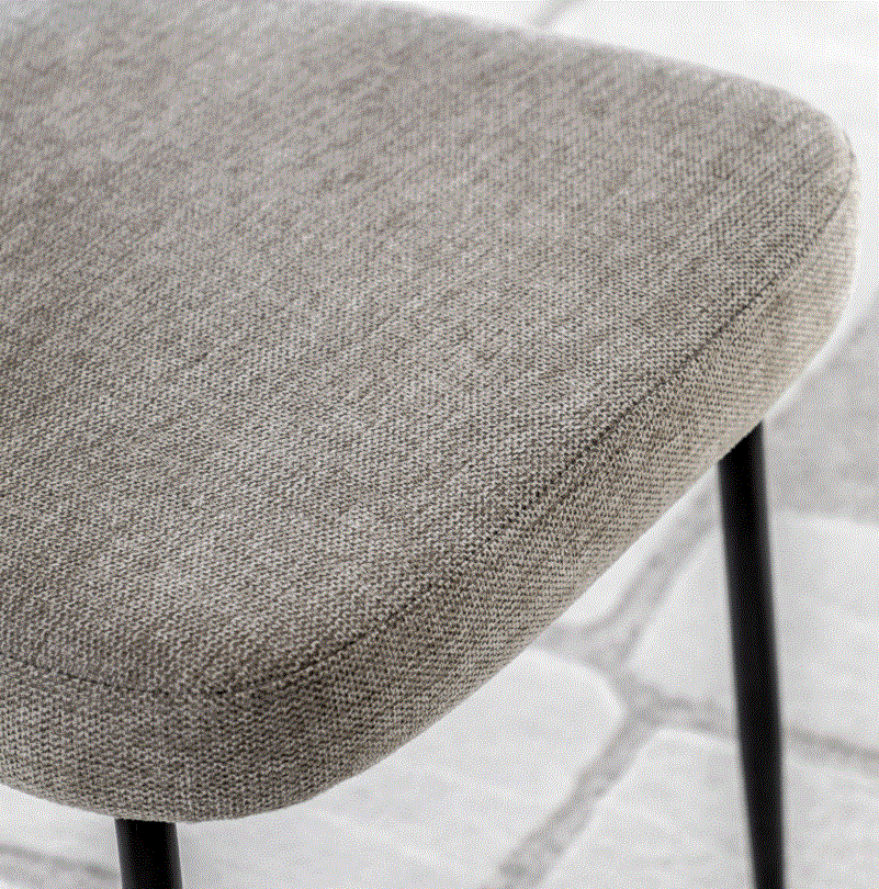Orlando Natural Colour Fabric Dining Chair (set of 2)