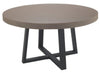 Amalfi Brown Round Slate Lavastone Dining Table 140cm
