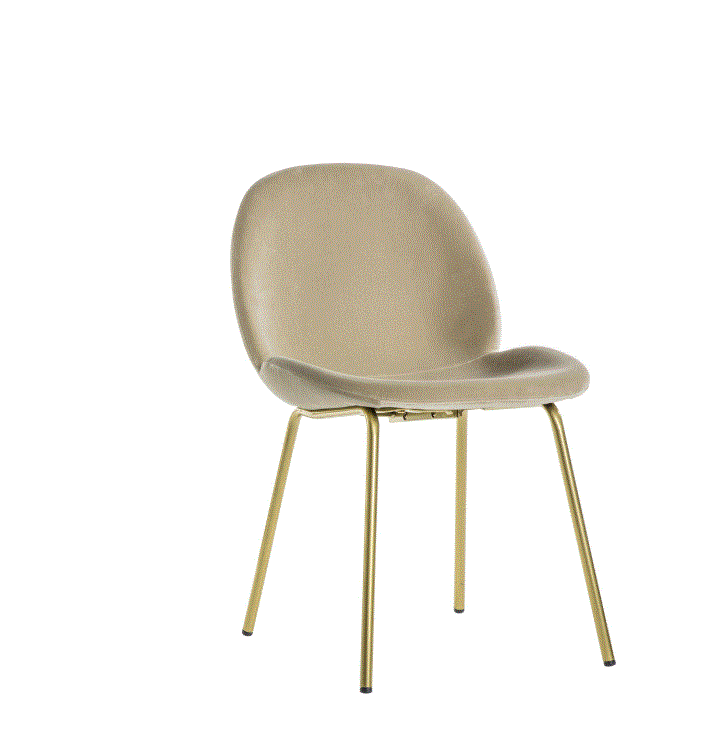 Flattino Oatmeal Dining Chair (pack of 2)
