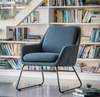 Furton Upholstered Armchair Navy Blue