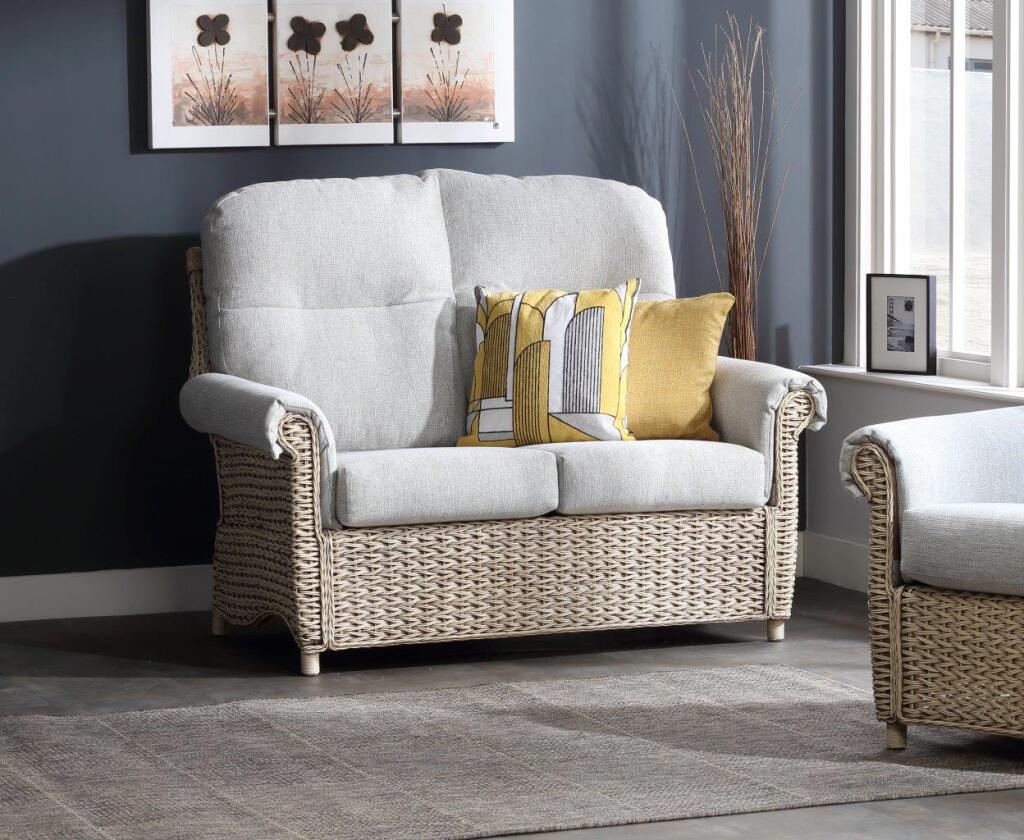 Harlow Natural Cane 2 Seater Sofa