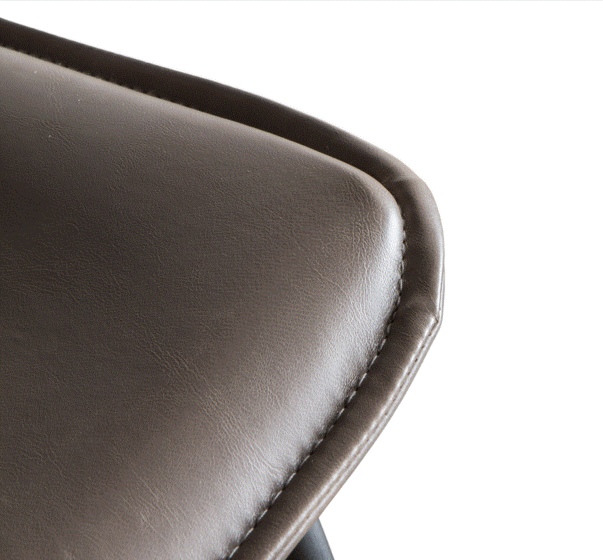 Hawton PU Dark Green Leather Dining Chair (set of 2)