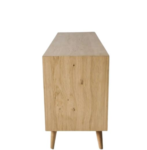 Mitrina Wide Oak 2 Door & 3 Drawer Sideboard Cabinet