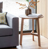 Maria Oak Round Side Table