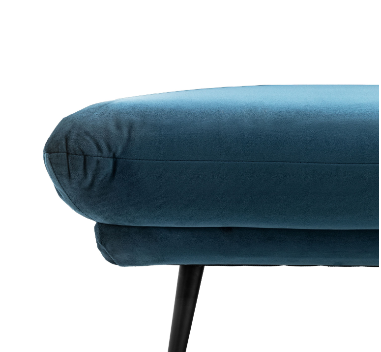 Durban Plush Sofa Bed in Blue
