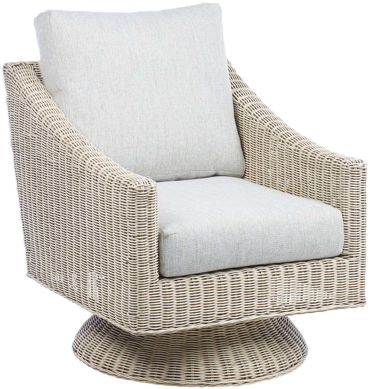 Natural Wash Dijon Swivel Chair