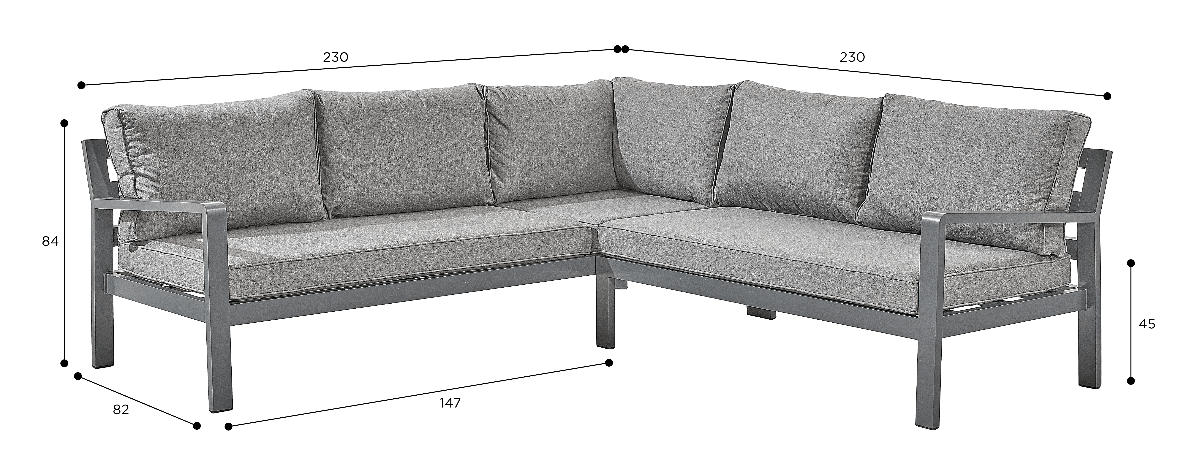 tutbury grey firepit table with corner sofa and 2 large benches uk made