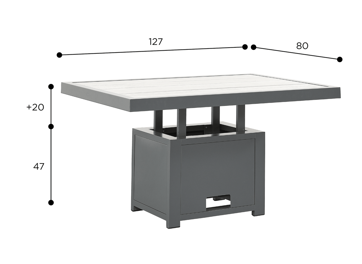 tutbury grey firepit table with corner sofa and 2 large benches uk made