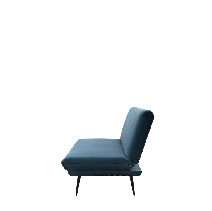 Durban Plush Sofa Bed in Blue