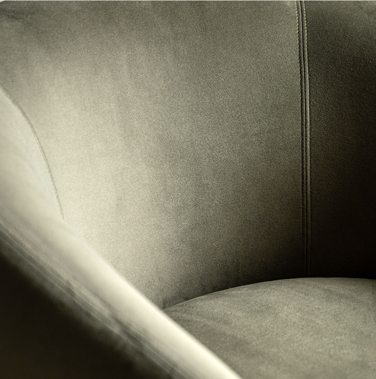Corfu Curved Armchair in Green