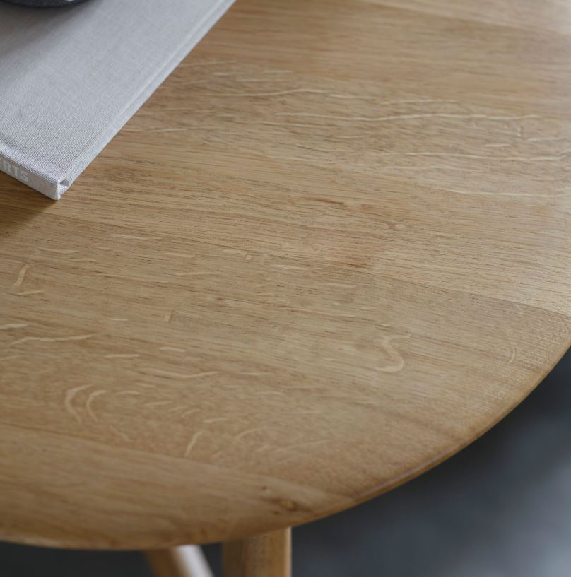 Maria Oak Round Side Table