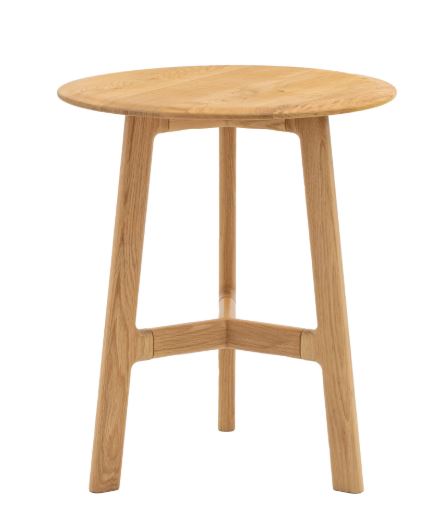 Maria Oak Round Side Table