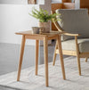 Mitrina Oak Square Side Table