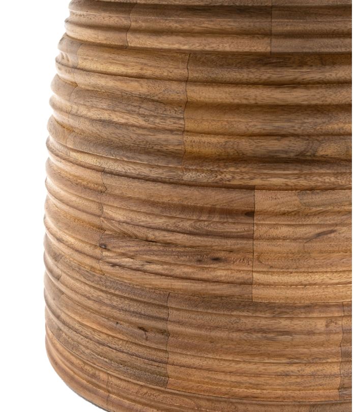 Brydle Mango Wood Round Side Table