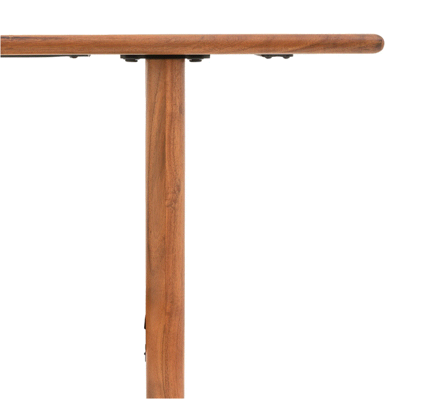 Barbica Wooden Natural Console Table