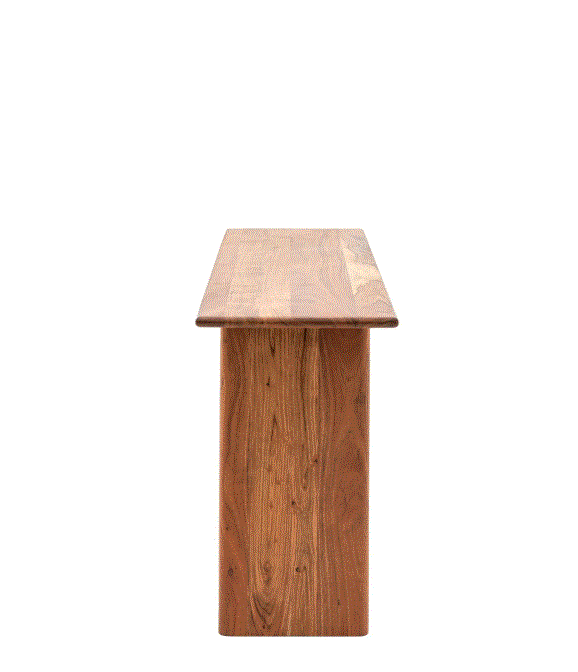Barbica Wooden Natural Console Table