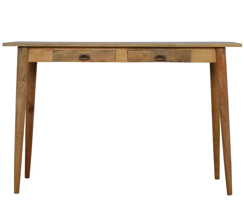 Nordic 2 Drawer Mango Wood Desk