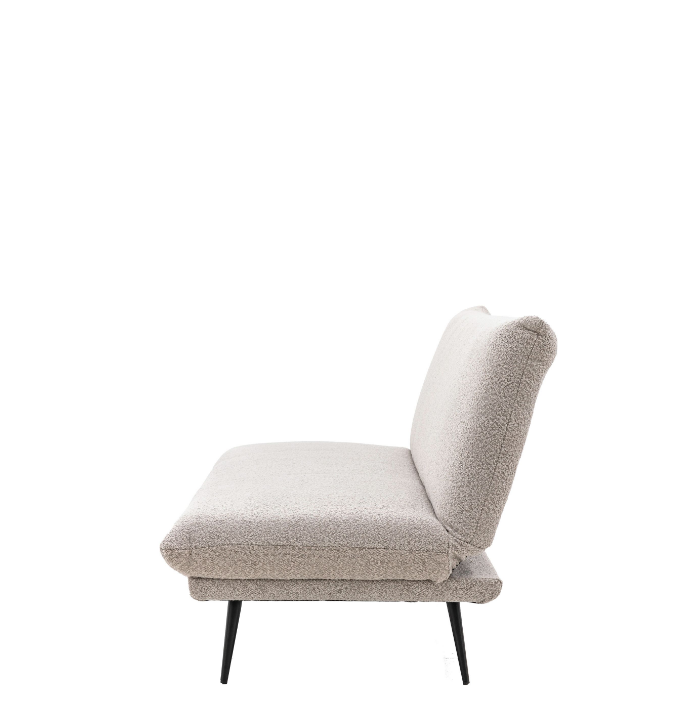 Durban Plush Sofa Bed in Light Grey