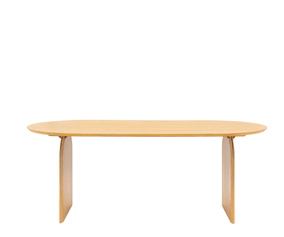 Gordo Natural Wooden Dining Table