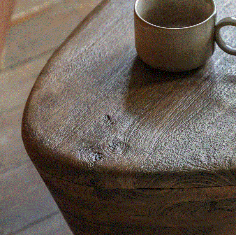 Orello Dark Mango Wood Side Table