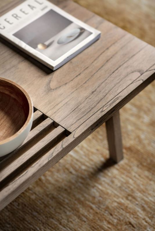 Tokyo Rectangular Low Wooden Coffee Table