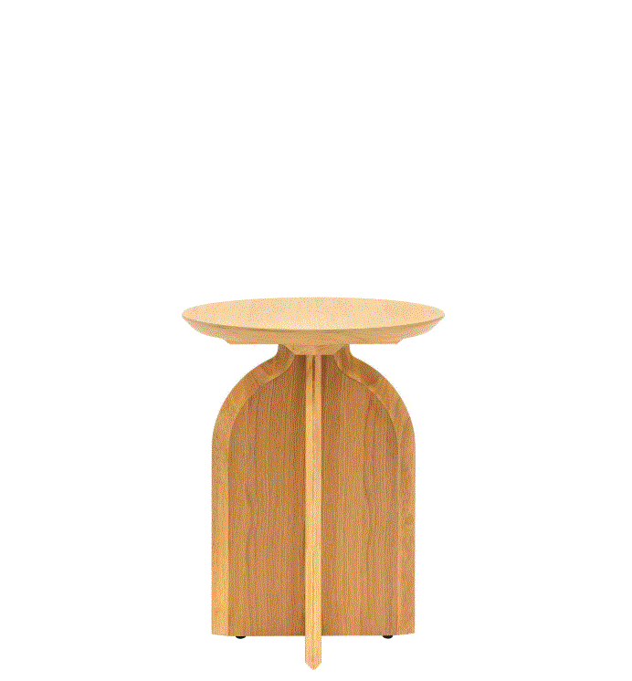 Gordo Natural Wooden Side Table
