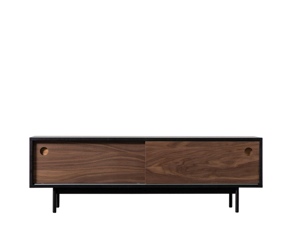 Bartivio Black & Brown Media TV Unit