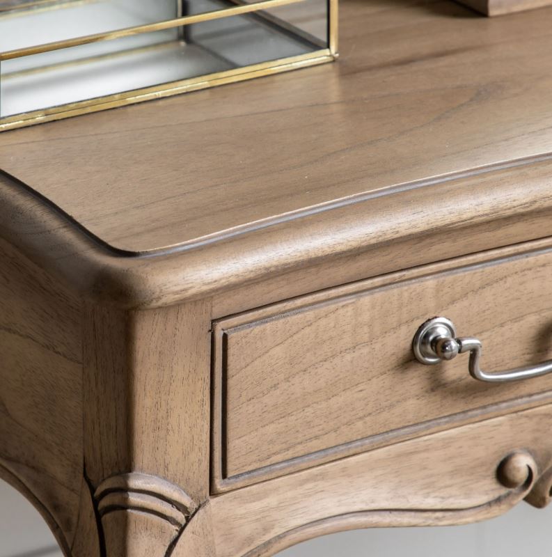 Cannes Vintage 3 Drawer Vanity Table