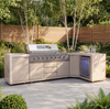 Desser Forge Modular Gas BBQ Outdoor Kitchen With Sink and Fridge