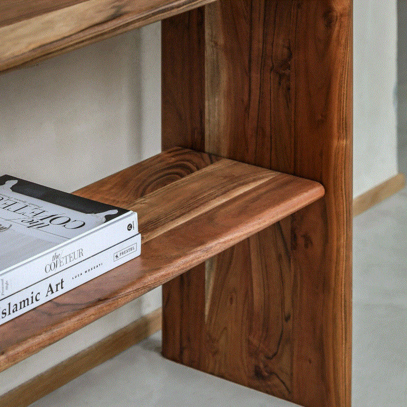 Barbica Wooden Natural Console Table