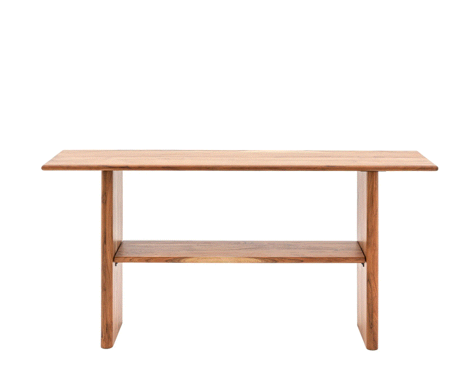 Barbica Wooden Natural Console Table