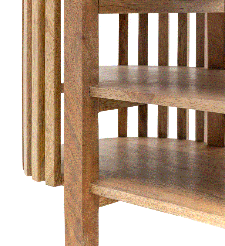 Voltess Mango Wood Media Unit