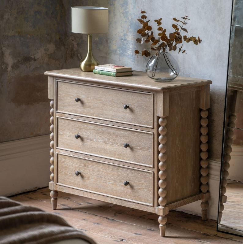 Atlas Solid Wood 3-Drawer Chest