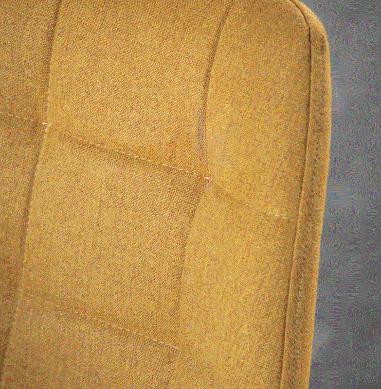 Marlow Mustard Fabric Dining Chair (set of 2)