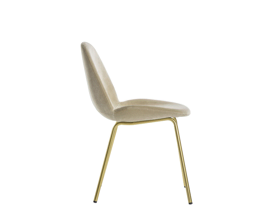 Flattino Oatmeal Dining Chair (pack of 2)