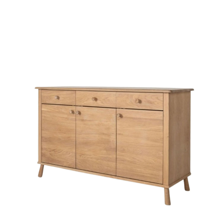 WintonOak  3 Door & 3 Drawer Sideboard Storage
