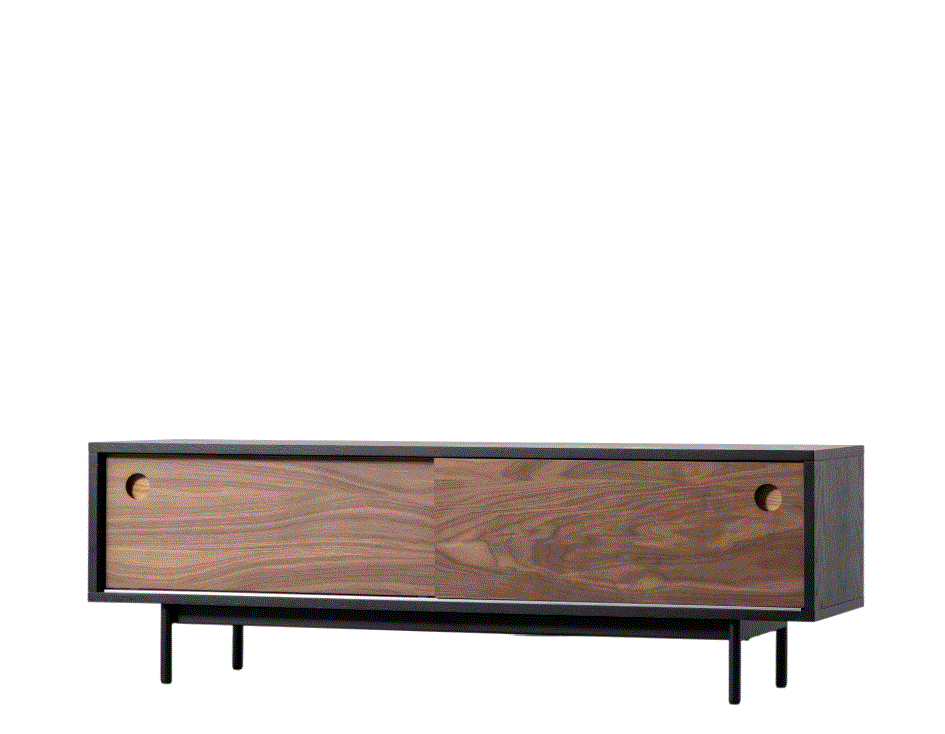 Bartivio Black & Brown Media TV Unit