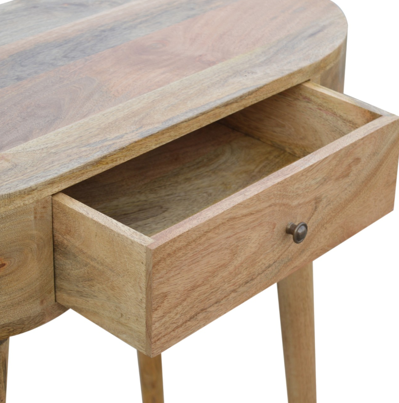 Albion Mango Wood 1 Drawer Console Table